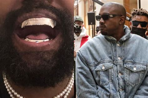 Kanye West Spends Almost 1 Million Dollars On Titanium Grill Did He