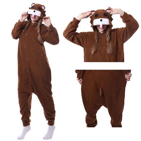 Brown Bear Onesie Brown Bear Pajamas For Women And Men Online Sale