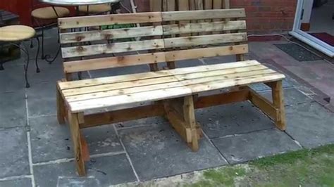 Discover creative and unique garden bench ideas for your backyard that will suit anyone's taste. Garden bench out of reclaimed wood - DIY - YouTube