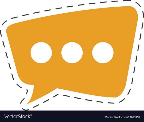 Speech Bubble Chat Icon Royalty Free Vector Image