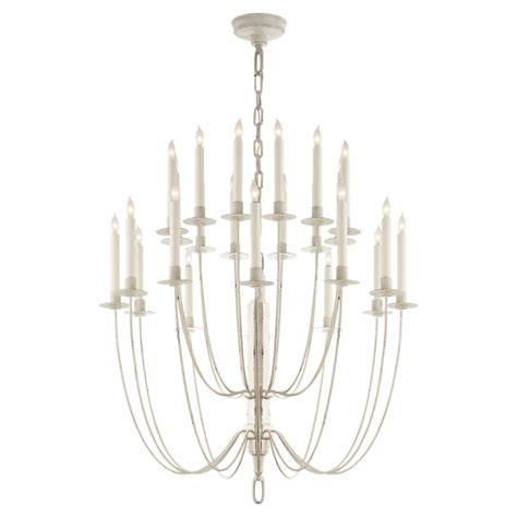 Erika Two Tier Chandelier White Chandelier Candle Style Chandelier