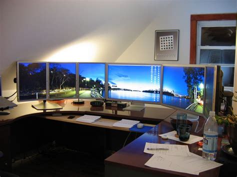 37 Best Images About Workspace Multiple Monitor On Pinterest Discover