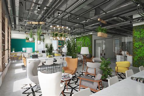 Society Co Working Space On Behance Coworking Space Interior Design