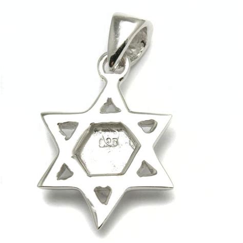 sterling silver jewish star of david hamsa opalite pendant jewelryjudaica