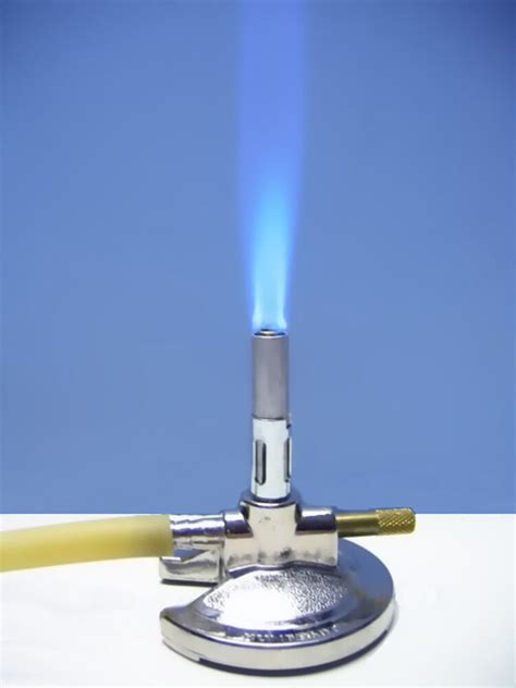 The burner consists of a flat base with a straight this is located near the bottom of the chimney, just above the gas inlet. MICRO-BUNSEN BURNER w/ ADJUST GAS VALVE / LP / HUMBOLDT | eBay