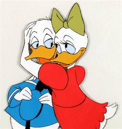 Donald Duck And Daisy Duck Animation Cel From The Wonderful World Of Disney C 1960s A Photo