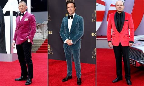 femail reveals how the colourful blazer has become the trend for celebrity men this season