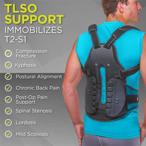 Postural Kyphosis Brace Cybertech Cyberspine Thoracic Tlso Brace