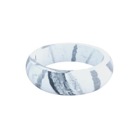 Qalo Ring Halo Wedding Rings Sets Marble Rings Silicon Ring