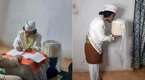 Couldnt Handle Pressure Indonesian Man Marries Rice Cooker