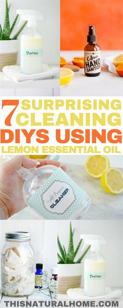 I love mint, chocolate mint being my favorite. 7+ Surprising Cleaning DIYs Using Lemon Essential Oil - This Natural Home | Lemon essential oils ...