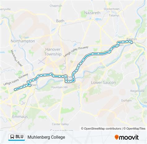 Ruta Blu Horarios Paradas Y Mapas Muhlenberg College Actualizado Hot