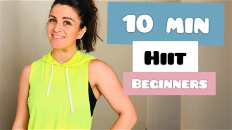 Hiit At Home Workout For Beginners 10 Min Youtube