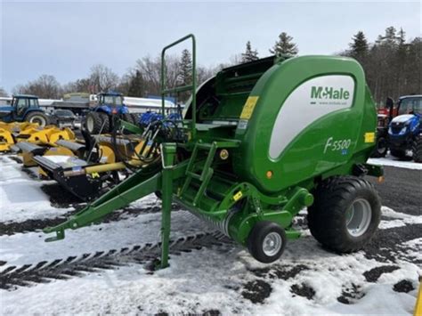 2023 Mchale F5500 Fixed Chamber Round Baler 4x4 In Clinton Ny Usa