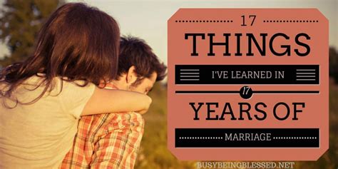 17 Things Ive Learned In 17 Years Of Marriage
