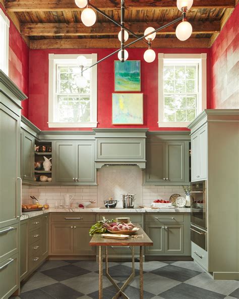 These Vaulted Kitchens Are The Chicest Way To Renovate Green Kitchen