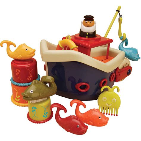 Battat B Fish And Splish Boat Bath Toy
