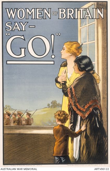 Women Of Britain Say Go Australian War Memorial