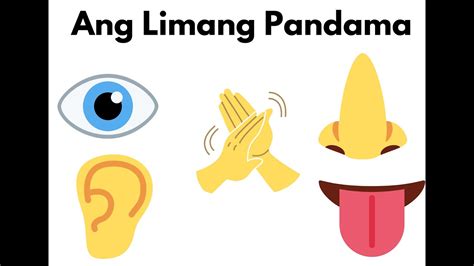 Melc Week 8 Kindergarten Ang Limang Pandamathe Five Senses Teacher