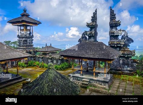 Pura Besakih Temple On Mount Agung Bali Indonesia Stock Photo Alamy