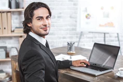 Business Man Working In The Office Job Concept Stock Photo Image Of