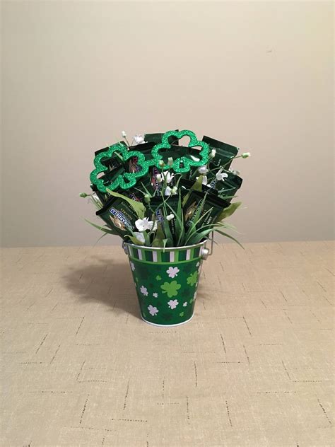 We make sending flowers fun! St. Patricks Day Candy Bouquet St. Patricks Day Gift ...