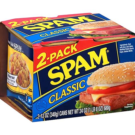 Spam Classic Luncheon Meat 2 12 Oz Andronicos