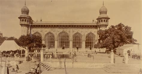 Makkah Or Mecca Masjid Mosque Hyderabad Deccan Telangana India Rare And Old Vintage