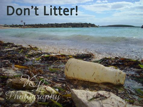 Don T Litter Plastic Water Bottle Trash Ocean Beach Bahamas Kal Photography