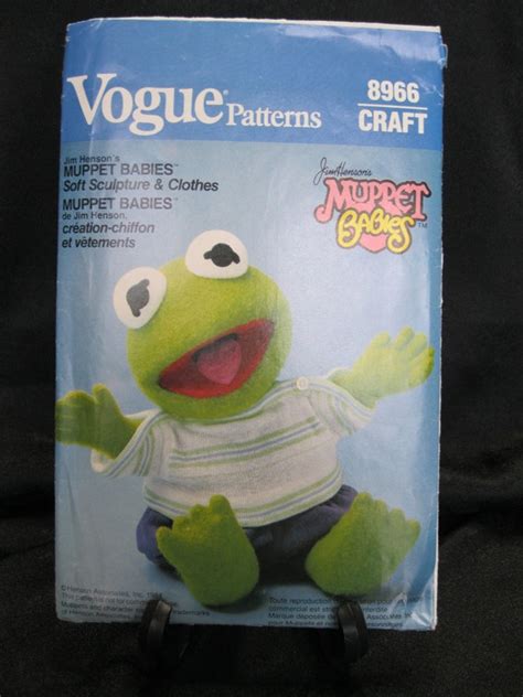 Baby Kermit The Frog Sewing Pattern Vogue 8966 By Minniesstitches