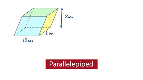 How To Calculate The Volume Of A Parallelepiped Youtube