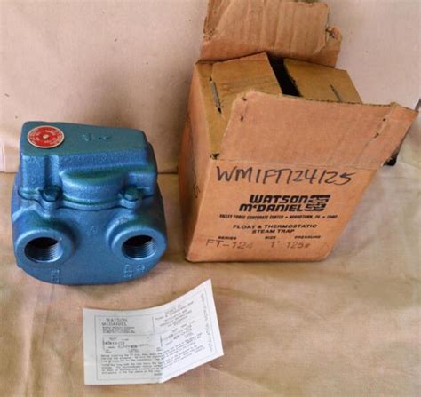 New Watson Mcdaniel Float And Thermostatic Steam Trap Series Ft 124 1