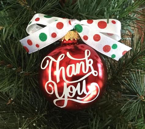 Now in russian there are other ways to express one's gratitude. Personalized Thank You Christmas Ornament Thank | Etsy