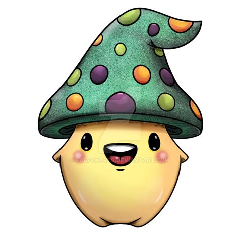 Shroomy Mcsparkle The Happiest Fungus Among Us By Faefoxarts On