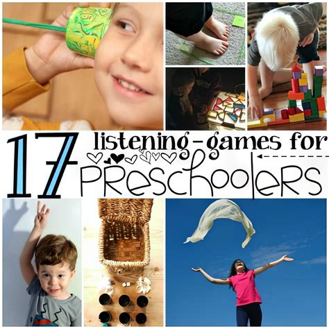 17 Listening Games For Preschoolers