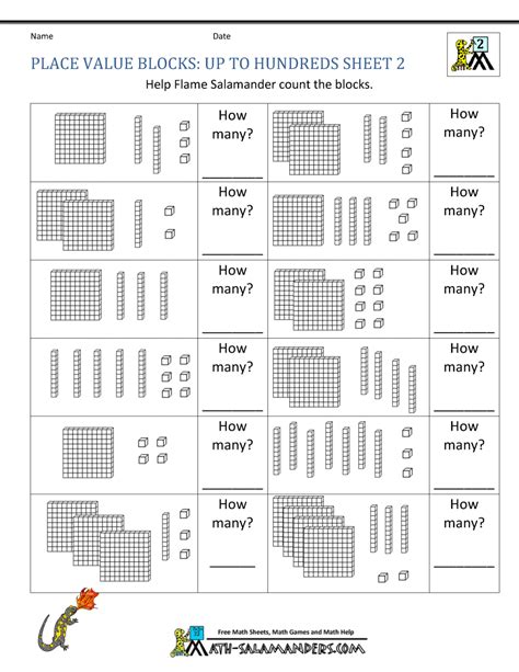 Place Value Worksheets Numbers 100 To 120