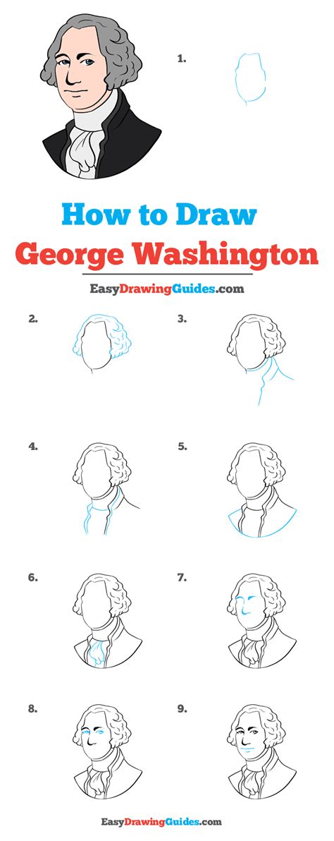 How to draw george washington step by stephow to draw george washington,how to draw george washington carver,how to draw geo. How to Draw George Washington - Really Easy Drawing Tutorial