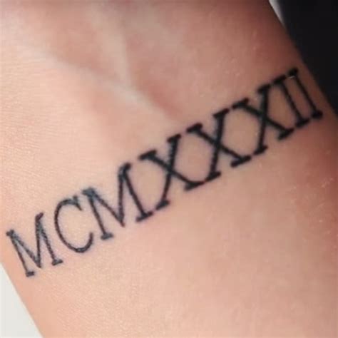 Update More Than 74 89 In Roman Numerals Tattoo Vn