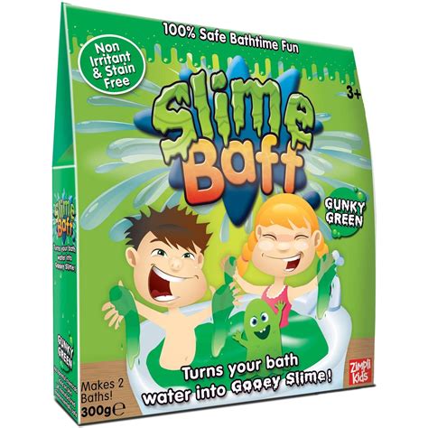 Zimpli Kids Green Bath Slime Baff 2 Uses