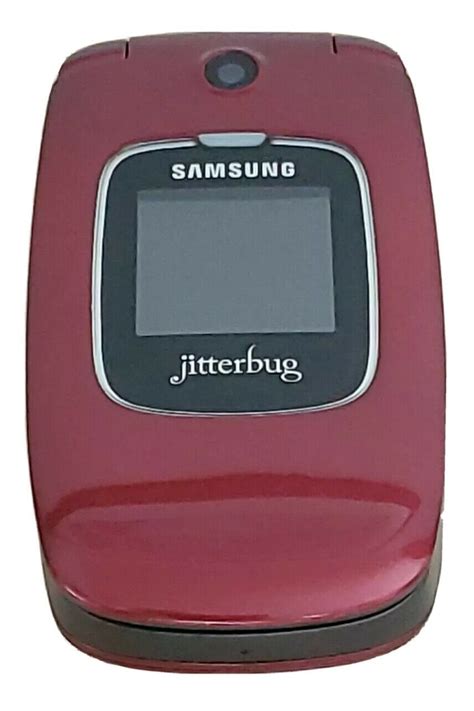 Samsung Jitterbug Sph A120 Cellular Phone Red Cell Phones And Smartphones
