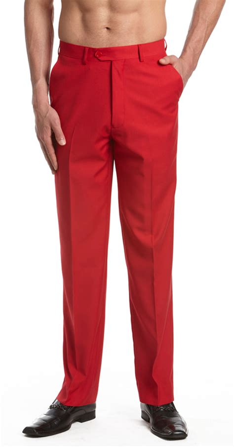 Mens Red Dress Pants Concitor Mens Red Trousers
