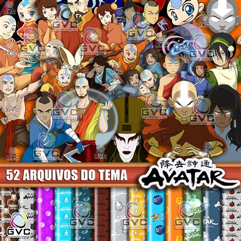 Kit Digital Avatar A Lenda De Aang Elo7 Produtos Especiais