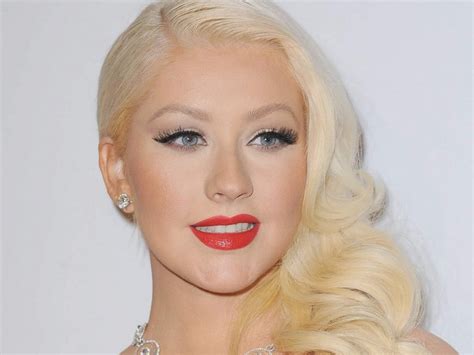 734288 Christina Aguilera Blonde Girl Smile Hair Rare Gallery Hd