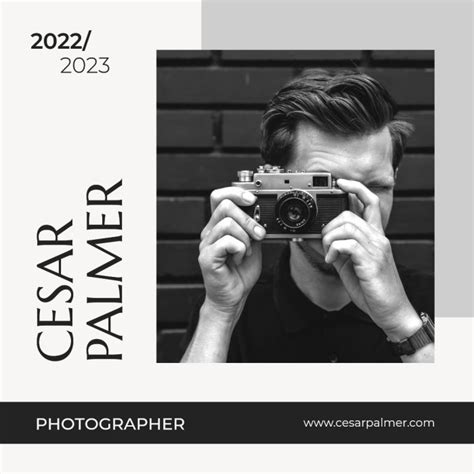 Free Cesar Palmer Photographer Instagram Post Template