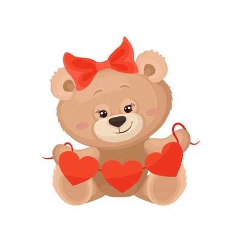 Royalty Free Happy Valentines Day Teddy Bear Clip Art Clip Art Vector