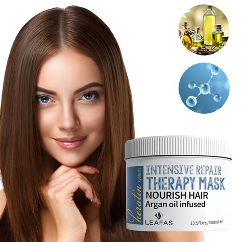 Hair Care Products Nourishing Moisturizing Organic Natural Argan Oil Keratin Collagen Intensive