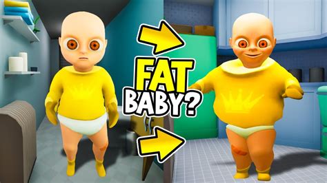 What Happens If Baby Is Super Fat New Fat Baby Mod In Baby In Yellow