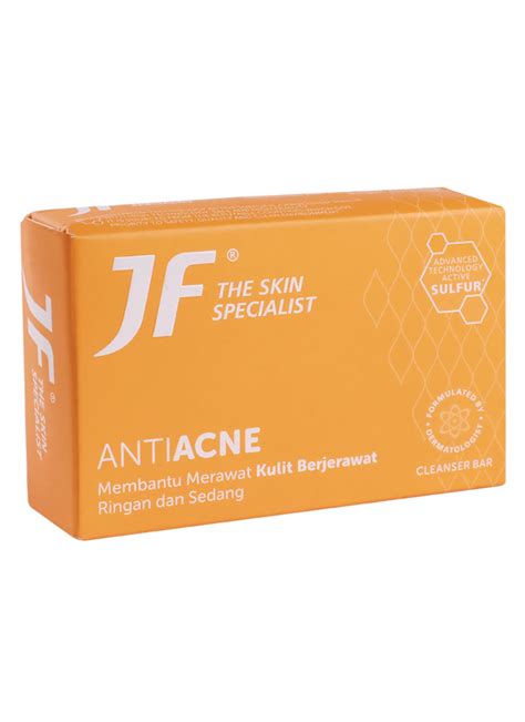 jf sabun mandi sulfur  acne treatment bar  klikindomaret