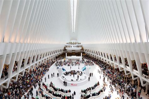 World Trade Center Mall Reopens Shows Progress Since 911 The