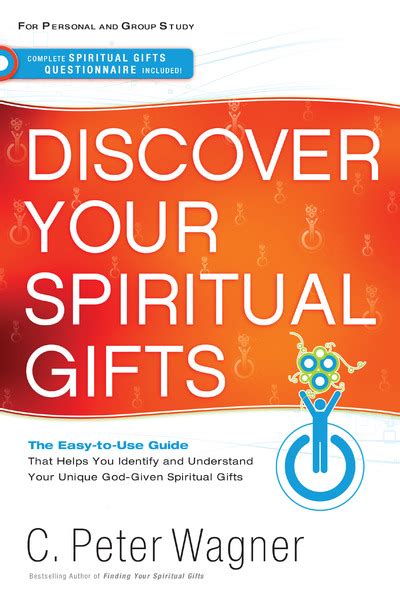 Peter wagner's bestselling spiritual gifts resource will help you learn about your own gifts and empower your congregation or group to use their specific gifts. Discover Your Spiritual Gifts: The Easy-to-Use Guide That ...